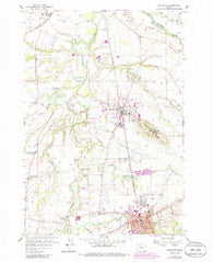 Silverton Oregon Historical topographic map, 1:24000 scale, 7.5 X 7.5 Minute, Year 1956