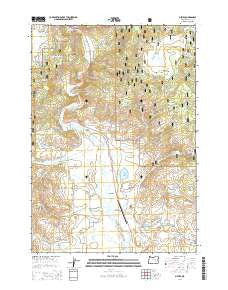 Silvies Oregon Current topographic map, 1:24000 scale, 7.5 X 7.5 Minute, Year 2014