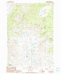 Silvies Oregon Historical topographic map, 1:24000 scale, 7.5 X 7.5 Minute, Year 1990