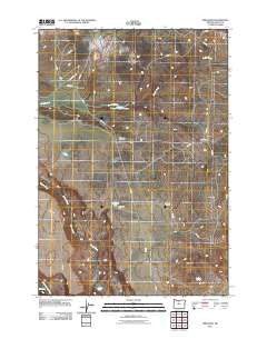 Simnasho Oregon Historical topographic map, 1:24000 scale, 7.5 X 7.5 Minute, Year 2011
