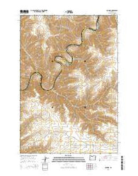 Sinamox Oregon Current topographic map, 1:24000 scale, 7.5 X 7.5 Minute, Year 2014