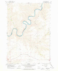 Sinamox Oregon Historical topographic map, 1:24000 scale, 7.5 X 7.5 Minute, Year 1962