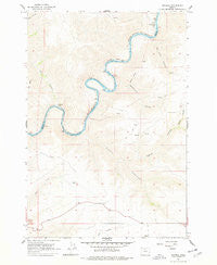 Sinamox Oregon Historical topographic map, 1:24000 scale, 7.5 X 7.5 Minute, Year 1962