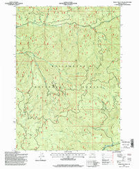 Sinker Mountain Oregon Historical topographic map, 1:24000 scale, 7.5 X 7.5 Minute, Year 1997