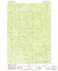 Sinker Mtn Oregon Historical topographic map, 1:24000 scale, 7.5 X 7.5 Minute, Year 1986