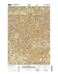 Sinker Mountain Oregon Current topographic map, 1:24000 scale, 7.5 X 7.5 Minute, Year 2014