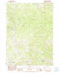 Siskiyou Pass Oregon Historical topographic map, 1:24000 scale, 7.5 X 7.5 Minute, Year 1983