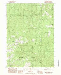 Siskiyou Peak Oregon Historical topographic map, 1:24000 scale, 7.5 X 7.5 Minute, Year 1983
