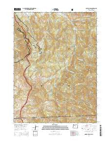 Siskiyou Pass Oregon Current topographic map, 1:24000 scale, 7.5 X 7.5 Minute, Year 2014