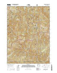 Siskiyou Peak Oregon Current topographic map, 1:24000 scale, 7.5 X 7.5 Minute, Year 2014