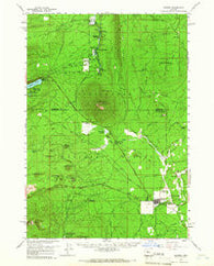 Sisters Oregon Historical topographic map, 1:62500 scale, 15 X 15 Minute, Year 1959