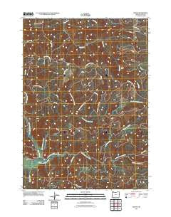 Sitkum Oregon Historical topographic map, 1:24000 scale, 7.5 X 7.5 Minute, Year 2011