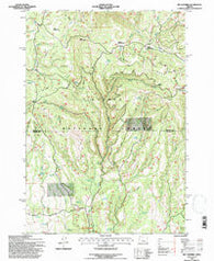 Six Corners Oregon Historical topographic map, 1:24000 scale, 7.5 X 7.5 Minute, Year 1992