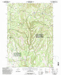 Six Corners Oregon Historical topographic map, 1:24000 scale, 7.5 X 7.5 Minute, Year 1992