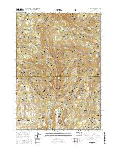 Six Corners Oregon Current topographic map, 1:24000 scale, 7.5 X 7.5 Minute, Year 2014