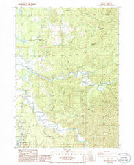 Sixes Oregon Historical topographic map, 1:24000 scale, 7.5 X 7.5 Minute, Year 1986