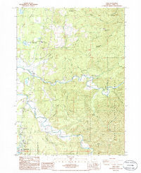 Sixes Oregon Historical topographic map, 1:24000 scale, 7.5 X 7.5 Minute, Year 1986