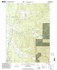 Sixes Oregon Historical topographic map, 1:24000 scale, 7.5 X 7.5 Minute, Year 1996