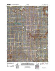 Sixmile Draw Oregon Historical topographic map, 1:24000 scale, 7.5 X 7.5 Minute, Year 2011
