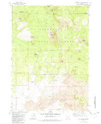 Sixteen Butte Oregon Historical topographic map, 1:24000 scale, 7.5 X 7.5 Minute, Year 1982