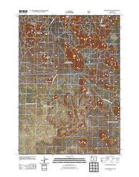 Sixteen Butte Oregon Historical topographic map, 1:24000 scale, 7.5 X 7.5 Minute, Year 2011