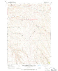 Skinners Fork Oregon Historical topographic map, 1:24000 scale, 7.5 X 7.5 Minute, Year 1968