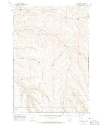 Skinners Fork Oregon Historical topographic map, 1:24000 scale, 7.5 X 7.5 Minute, Year 1968