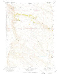 Skull Creek Butte Oregon Historical topographic map, 1:24000 scale, 7.5 X 7.5 Minute, Year 1971