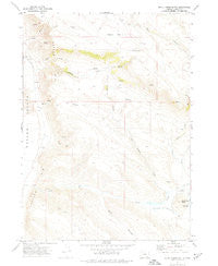 Skull Creek Butte Oregon Historical topographic map, 1:24000 scale, 7.5 X 7.5 Minute, Year 1971