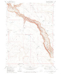 Skull Creek Oregon Historical topographic map, 1:24000 scale, 7.5 X 7.5 Minute, Year 1980