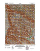 Skull Creek Butte Oregon Historical topographic map, 1:24000 scale, 7.5 X 7.5 Minute, Year 2011