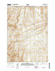 Skull Spring Oregon Current topographic map, 1:24000 scale, 7.5 X 7.5 Minute, Year 2014