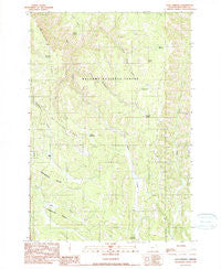 Sled Springs Oregon Historical topographic map, 1:24000 scale, 7.5 X 7.5 Minute, Year 1990