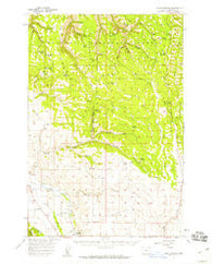Sled Springs Oregon Historical topographic map, 1:62500 scale, 15 X 15 Minute, Year 1957