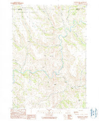 Slickear Mtn Oregon Historical topographic map, 1:24000 scale, 7.5 X 7.5 Minute, Year 1990