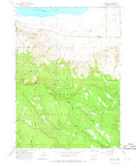 Slide Mtn Oregon Historical topographic map, 1:24000 scale, 7.5 X 7.5 Minute, Year 1966