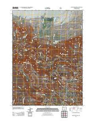 Slide Mountain Oregon Historical topographic map, 1:24000 scale, 7.5 X 7.5 Minute, Year 2011