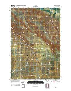 Smeltz Oregon Historical topographic map, 1:24000 scale, 7.5 X 7.5 Minute, Year 2011