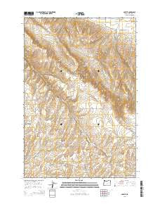 Smeltz Oregon Current topographic map, 1:24000 scale, 7.5 X 7.5 Minute, Year 2014