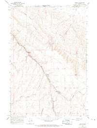 Smeltz Oregon Historical topographic map, 1:24000 scale, 7.5 X 7.5 Minute, Year 1966