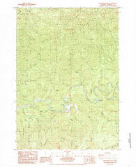 Smith River Falls Oregon Historical topographic map, 1:24000 scale, 7.5 X 7.5 Minute, Year 1984