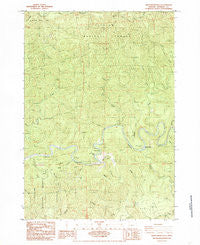 Smith River Falls Oregon Historical topographic map, 1:24000 scale, 7.5 X 7.5 Minute, Year 1984