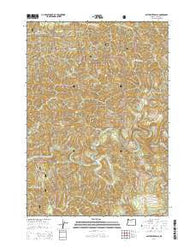 Smith River Falls Oregon Current topographic map, 1:24000 scale, 7.5 X 7.5 Minute, Year 2014