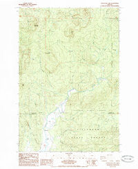 Soapstone Lake Oregon Historical topographic map, 1:24000 scale, 7.5 X 7.5 Minute, Year 1985