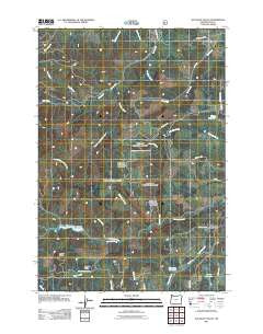 Socialist Valley Oregon Historical topographic map, 1:24000 scale, 7.5 X 7.5 Minute, Year 2011