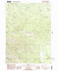 Soda Mountain Oregon Historical topographic map, 1:24000 scale, 7.5 X 7.5 Minute, Year 1988