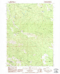 Soda Mountain Oregon Historical topographic map, 1:24000 scale, 7.5 X 7.5 Minute, Year 1988