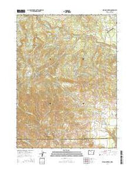 Soda Mountain Oregon Current topographic map, 1:24000 scale, 7.5 X 7.5 Minute, Year 2014