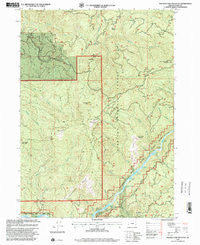 Soldier Camp Mountain Oregon Historical topographic map, 1:24000 scale, 7.5 X 7.5 Minute, Year 1998