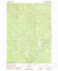 Soldier Camp Mtn Oregon Historical topographic map, 1:24000 scale, 7.5 X 7.5 Minute, Year 1989